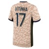 Officiële Voetbalshirt Paris Saint-Germain Vitinha 17 Vierde Jordan 2023-24 - Heren